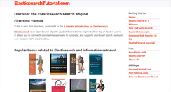 Desktop Screenshot of elasticsearchtutorial.com
